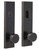 Weslock 066214141SL2D Mesa Knob Addy Escutcheon Single Cylinder Deadbolt Passage Lock with Adjustable Latch and Round Corner Strikes Oil Rubbed Bronze Finish