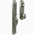 Weslock 06645-NJN0020 Philbrook Dummy Handle set with Julienne Knob in the Satin Nickel