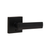 Weslock 007103232FR20 Utica Lever Privacy Lock with Adjustable Latch and Full Lip Strike Matte Black Finish
