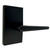 Weslock 009107272FR20 Philtower lever Privacy Lock with Rectangle plate Matte Black Finish