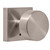 Weslock 007104N4NFR20 Mesa Knob Privacy Lock with Adjustable Latch and Full Lip Strike Satin Nickel Finish