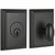 Weslock 03771-2-2SL23 Woodward Single Cylinder Deadbolt with Adjustable Latch and Deadbolt Strike Matte Black Finish