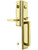 Emtek 4212US3 Lifetime Brass Melrose Brass Tubular Style Single Cylinder Entryset with Your Choice of Handle