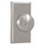 Weslock 3700I-N Satin Nickel Impresa Passage Knob with Woodward Rosette