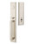 Emtek 4202US15 Satin Nickel Melrose Brass Tubular Style Dummy Entryset with Your Choice of Handle