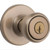 Kwikset 400T-5S Tylo Knob Entry Door Lock SmartKey with 6AL Latch and RCS Strike Antique Brass Finish