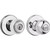 Kwikset 400P-26 Bright Chrome Keyed Entry Polo Knob