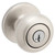 Kwikset 400CV-15 Satin Nickel Keyed Entry Cove Knob