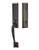 Emtek 4404US10B Oil Rubbed Bronze Adams Brass Tubular Style Dummy Entryset with Your Choice of Handle