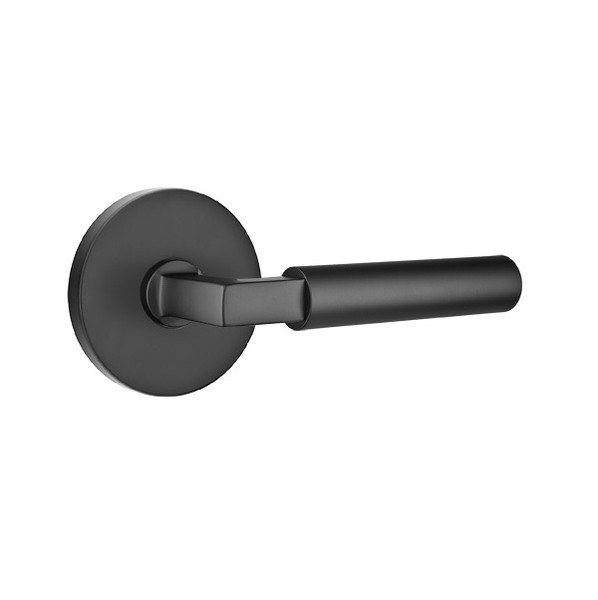 Emtek HEC-US19-PHD Flat Black Hercules (Pair) Half Dummy Levers with Your Choice of Rosette