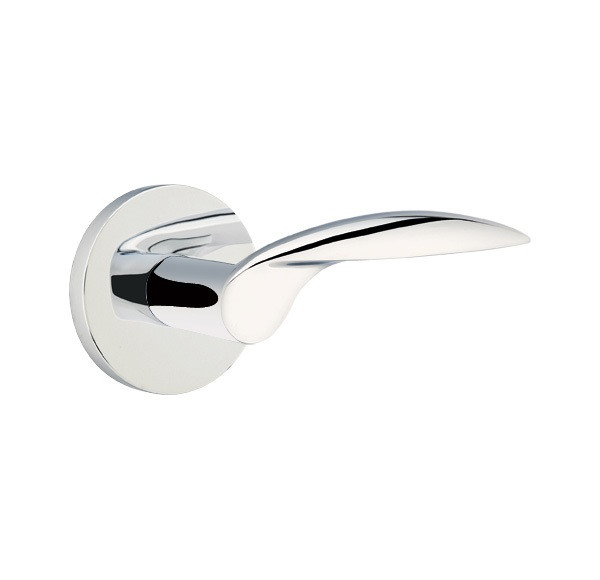 Emtek MC-US26-PHD Polished Chrome Mercury (Pair) Half Dummy Levers with Your Choice of Rosette