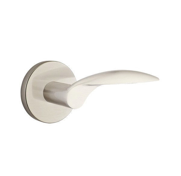 Emtek MC-US15-PASS Satin Nickel Mercury Passage Lever with Your Choice of Rosette