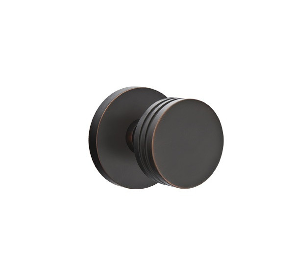 Emtek BN-US10B-PRIV Oil Rubbed Bronze Bern Privacy Knob with Your Choice of Rosette
