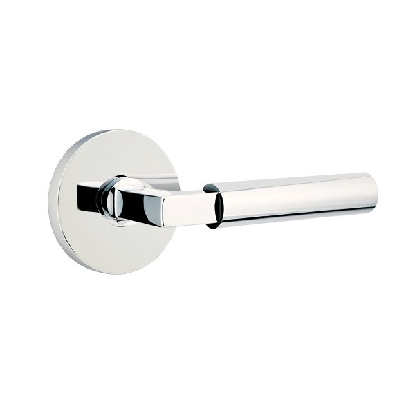 Emtek HEC-US26-PRIV Polished Chrome Hercules Privacy Lever with Your Choice of Rosette