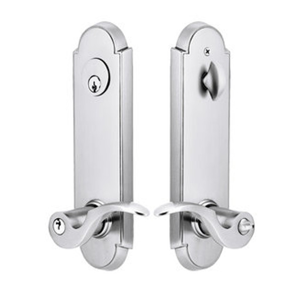 Emtek 5318US26 Polished Chrome Annapolis 2-Point Single Cylinder Key In Lockset
