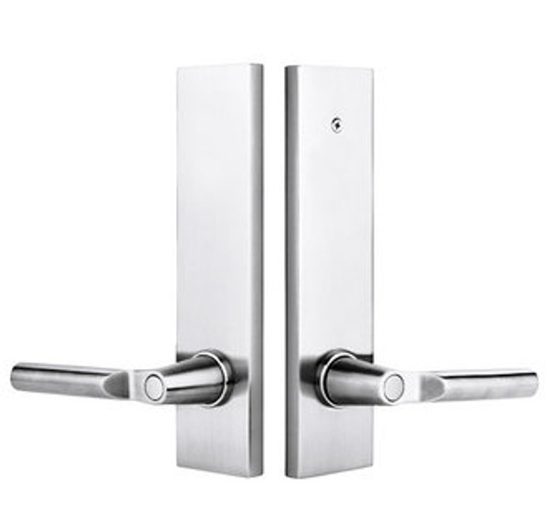 Emtek 5352US26 Polished Chrome Modern Rectangular Single Point Dummy Lockset