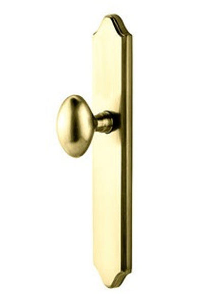 Emtek 7041US3 Lifetime Brass 2" x 10" Concord Style Non-Keyed Dummy, Single Sided Sideplate Lockset