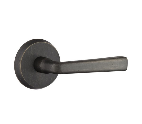 Emtek CR-MB-PRIV Medium Bronze Cimarron Privacy Lever with Your Choice of Rosette