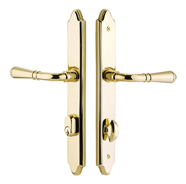 Emtek 7444US7 French Antique 1-1/2" x 11" Concord Style 3-3/8" C-to-C Passage/Single Keyed Sideplate Lockset