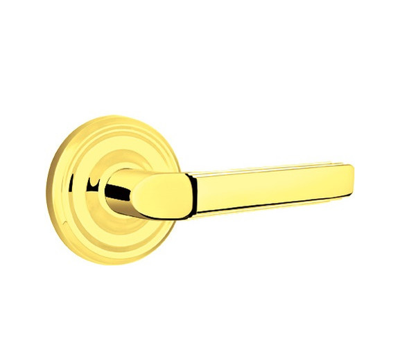 Emtek M-US3-PHD Lifetime Brass Milano (Pair) Half Dummy Levers with Your Choice of Rosette