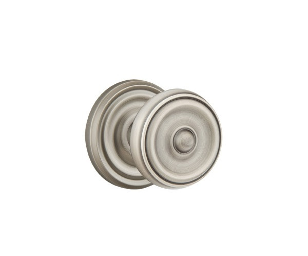 Emtek W-US15A-PASS Pewter Waverly Passage Knob with Your Choice of Rosette