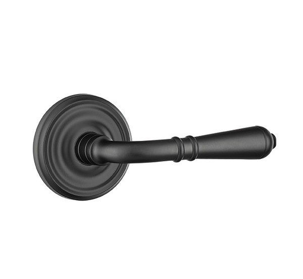 Emtek T-US19-PASS Flat Black Turino Passage Lever with Your Choice of Rosette