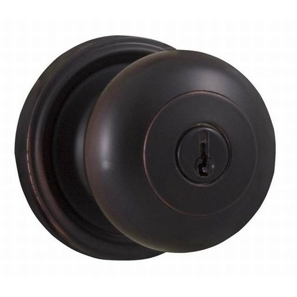 Weslock 640I-2 Black Impresa Keyed Entry Knob