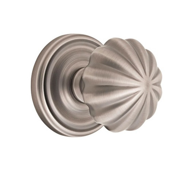 Emtek MN-US15A-PRIV Pewter Melon Privacy Knob with Your Choice of Rosette