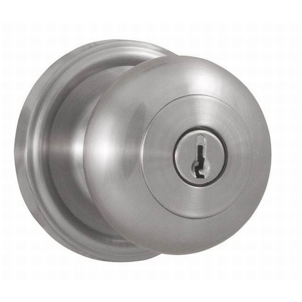 Weslock 640I-N Satin Nickel Impresa Keyed Entry Knob