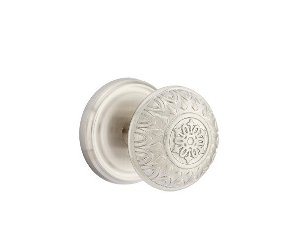 Emtek LN-US15-PRIV Satin Nickel Lancaster Privacy Knob with Your Choice of Rosette