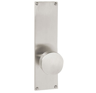 Emtek 8213US15 Satin Nickel Modern Style Non-Keyed Privacy Sideplate Lockset