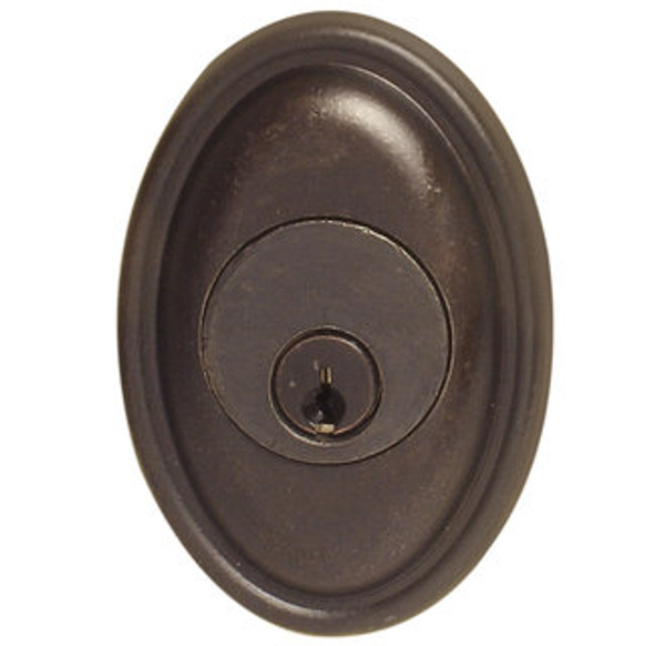 Emtek 8373MB Medium Bronze #14 Style Double Cylinder Deadbolt