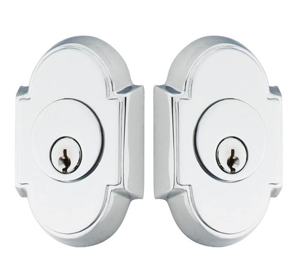 Emtek 8366US26 Polished Chrome #8 Style Double Cylinder Deadbolt