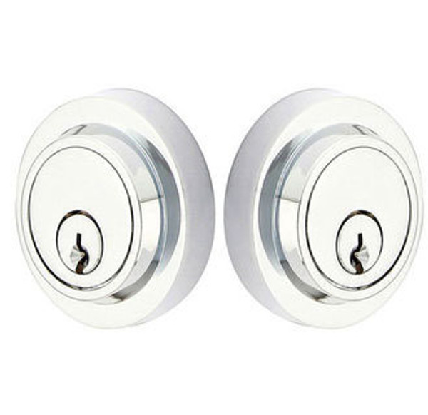 Emtek 8367US26 Polished Chrome Modern Style Double Cylinder Deadbolt