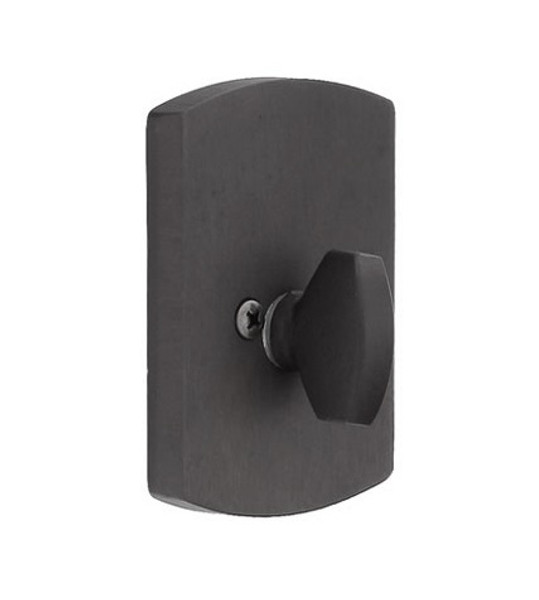 Emtek 8574-FB Flat Black #4 Style Sandcast Bronze Single Sided Deadbolt