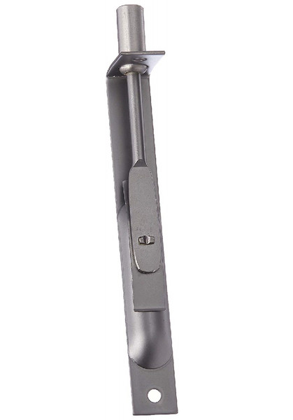 Emtek 8501US15A Pewter 6" Flush Bolts with Square Corners