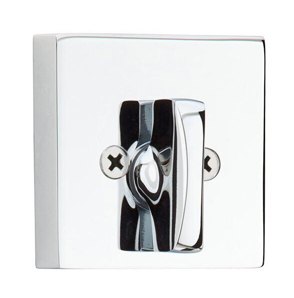 Emtek 8569US26 Polished Chrome Square Style Single Sided Deadbolt