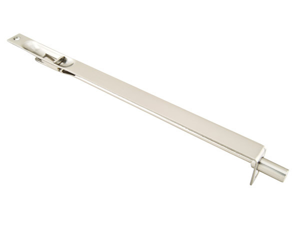 Emtek 8503TWB Tumbled White Bronze 12" Flush Bolt with Square Corners