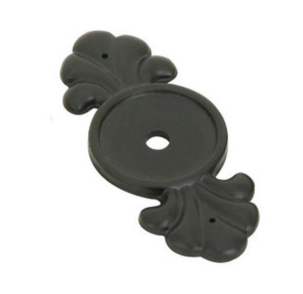 Emtek 86234FB Flat Black Tuscany Bronze Back Plate for Knob