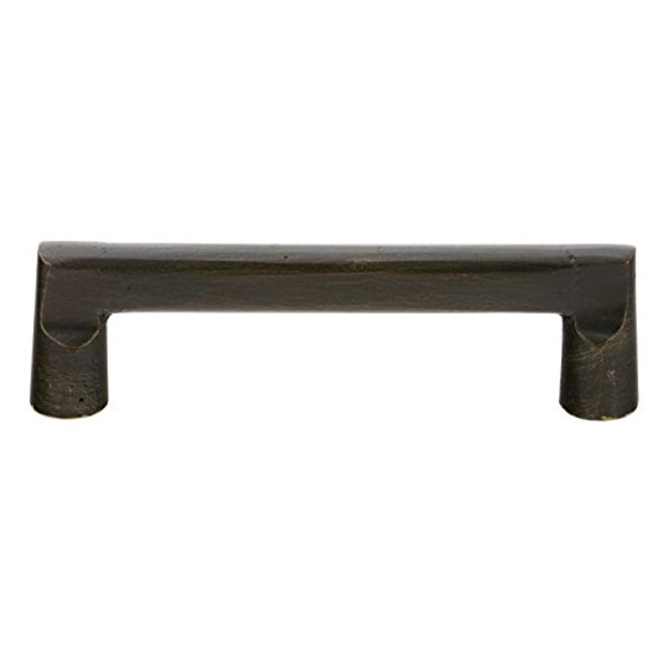 Emtek 86332MB Medium Bronze 3" Sandcast Bronze Rail Pull