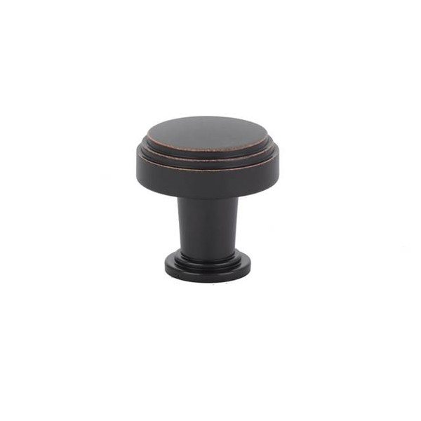 Emtek 86432US10B Oil Rubbed Bronze 1-1/4" Art Deco Newport Knob