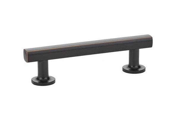 Emtek 86453US10B Oil Rubbed Bronze 3-1/2" C-to-C Urban Modern Freestone Pull