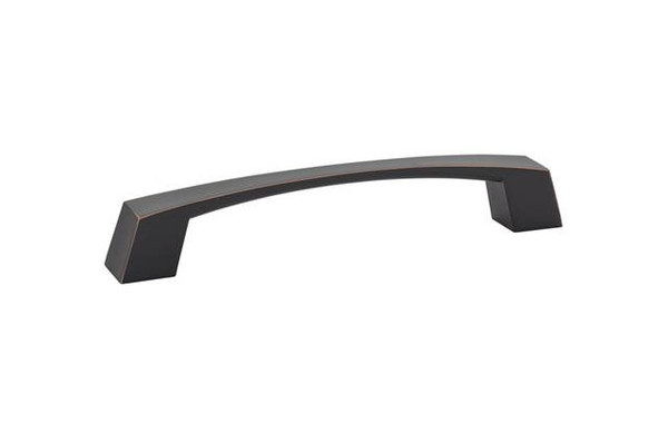 Emtek 86486-US10B Oil Rubbed Bronze 5" C-to-C Curvilinear Sweep Pull