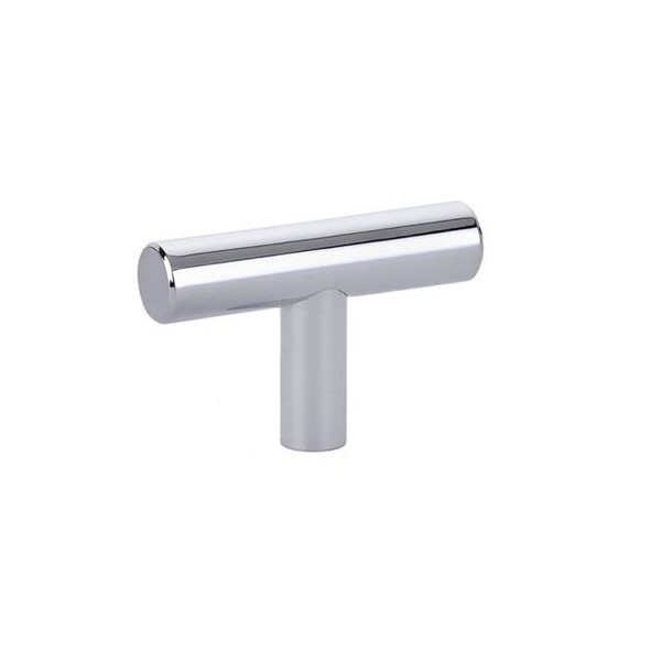 Emtek 86357US26 Polished Chrome 2" Mid Century Modern Bar Knob