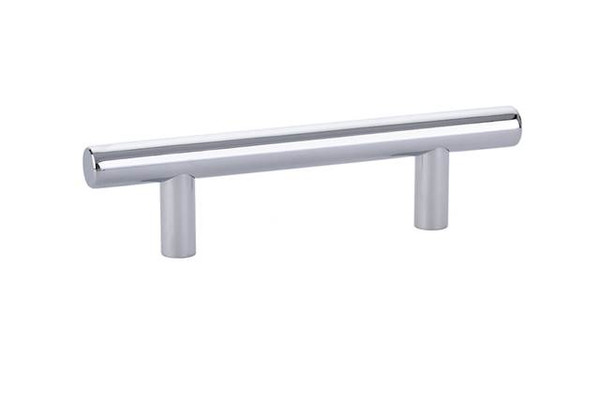 Emtek 86358US26 Polished Chrome 3" C-to-C Mid Century Modern Bar Pull