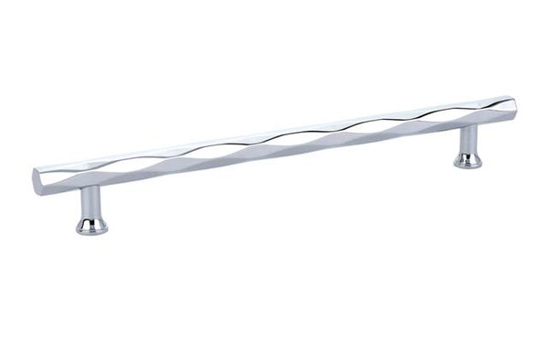 Emtek 86431US26 Polished Chrome 8" C-to-C Art Deco Tribeca Pull