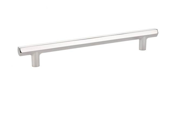 Emtek 86462US14 Polished Nickel 8" C-to-C Urban Modern Hex Pull