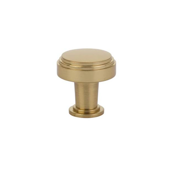 Emtek 86432US4 Satin Brass 1-1/4" Art Deco Newport Knob