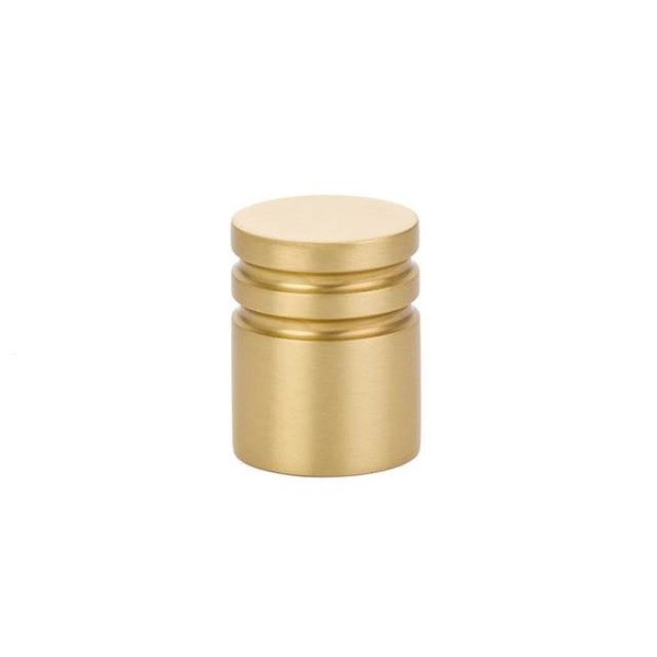 Emtek 86268US4 Satin Brass 1" Contemporary Brass Metric Knob