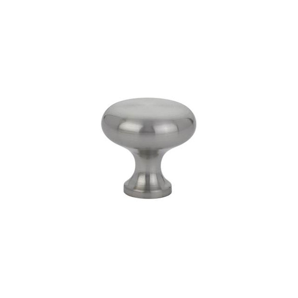 Emtek 86014US15 Satin Nickel 1-1/4" Traditional Brass Providence Knob
